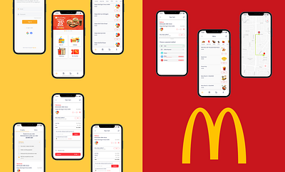 UI/UX Redesign Cases Study — McDelivery Mobile App casestudy delivery design food mcd mcdonald minimal mobile mobile app takeaway ui ui design ux