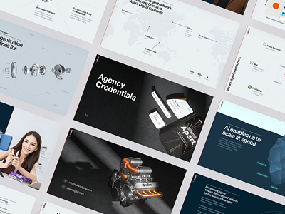 Agency Presentation Deck branding deck keynote minimal portfolio powerpoint