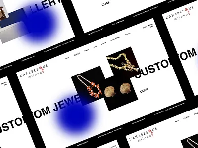 L'ARABESQUE NEW WEBSITE artdirection design development graphic design ui webdesign website