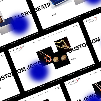 L'ARABESQUE NEW WEBSITE artdirection design development graphic design ui webdesign website