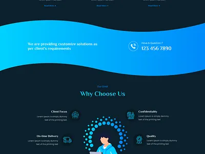 Clever infotech branding design home page homepage illustration landing page landingpage mobile app mobile ui web design