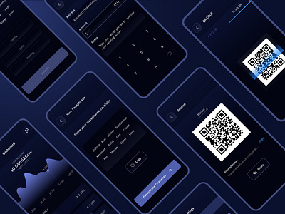 Crptocurrency Wallet - 3 bitcoin blockchain design ethereum isometric passphrase ui ux uidesign uiux ux ui