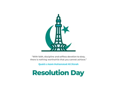 23rd March - Pakistan Resolution Day 23rd march banner branding design pakistan pakistan day poster quaid e azam resolution resolution day social media design socialmedia