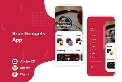 Srun Gadgets Mobile UI Design adobe xd app app design art creative design graphic design illustration inspiration mobile app mobile ui mobile ui kit mobile uiux ui ui design uiux uiux designer uiuxdesign uiuxdesigner uxdesign