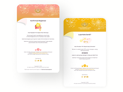 GCDA Email Template branding clean design design email email design email marketing email receipt email template figma glamor glamorous glamour illustration illustration art mobile template art template ui ui vector web