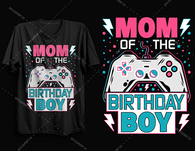 Mom of the Birthday boy T shirt design app birthday design free t shirt designs graphic design illustrator mom t shirt design 2021 t shirt design bundle t shirt mockup t shirts typography vector