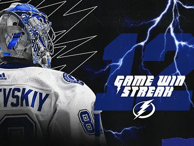 Vasilevskiy Graphic blue hockey layout lightning nhl sports sports design tampa bay