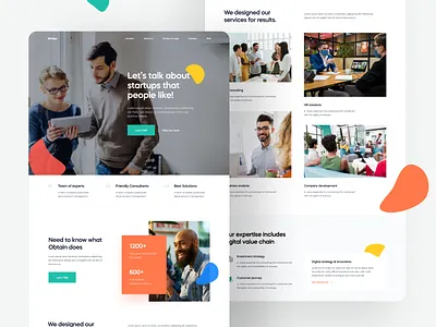 Digital Agency Landing Page agency landing page agency website free landing page freebie homepage interface landing page marketing site startup uidesign webdesign website