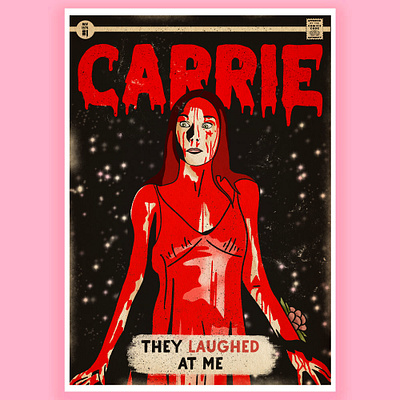 Carrie band design graphic design illustration illustrator nostalgia procreate