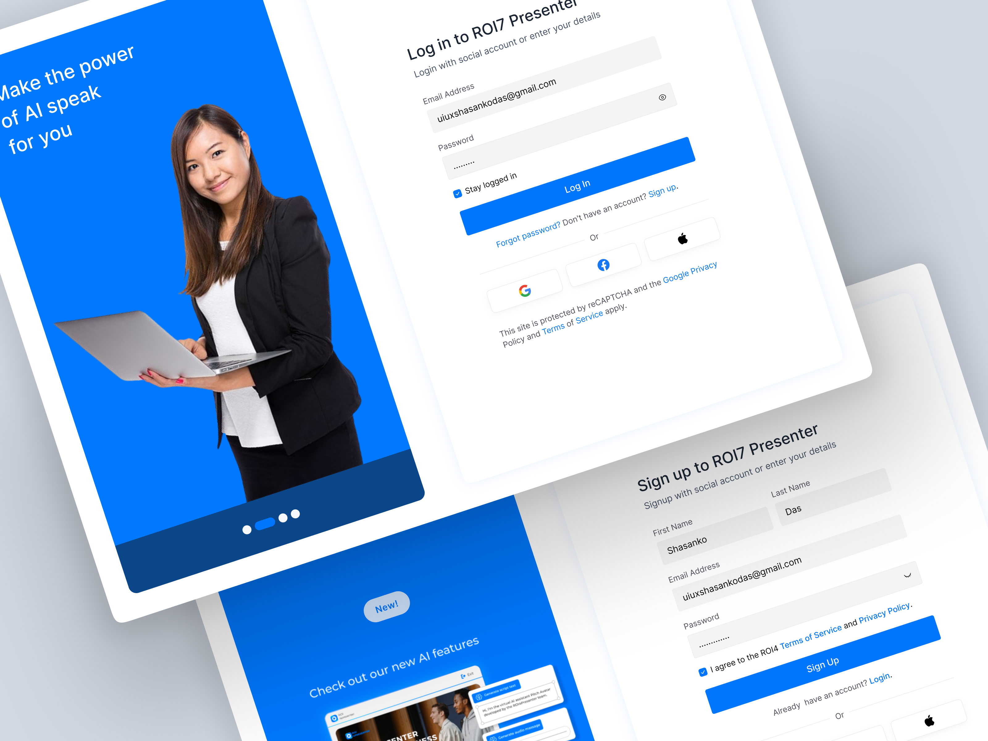 Sign up / Log in Page ai clean create account design login login form login page page product design register registration saas shasanko creations sign in sign up sign up form startup ui ux web design