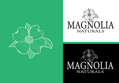 Magnolia Natural- Logo Design / Organic Logo Design