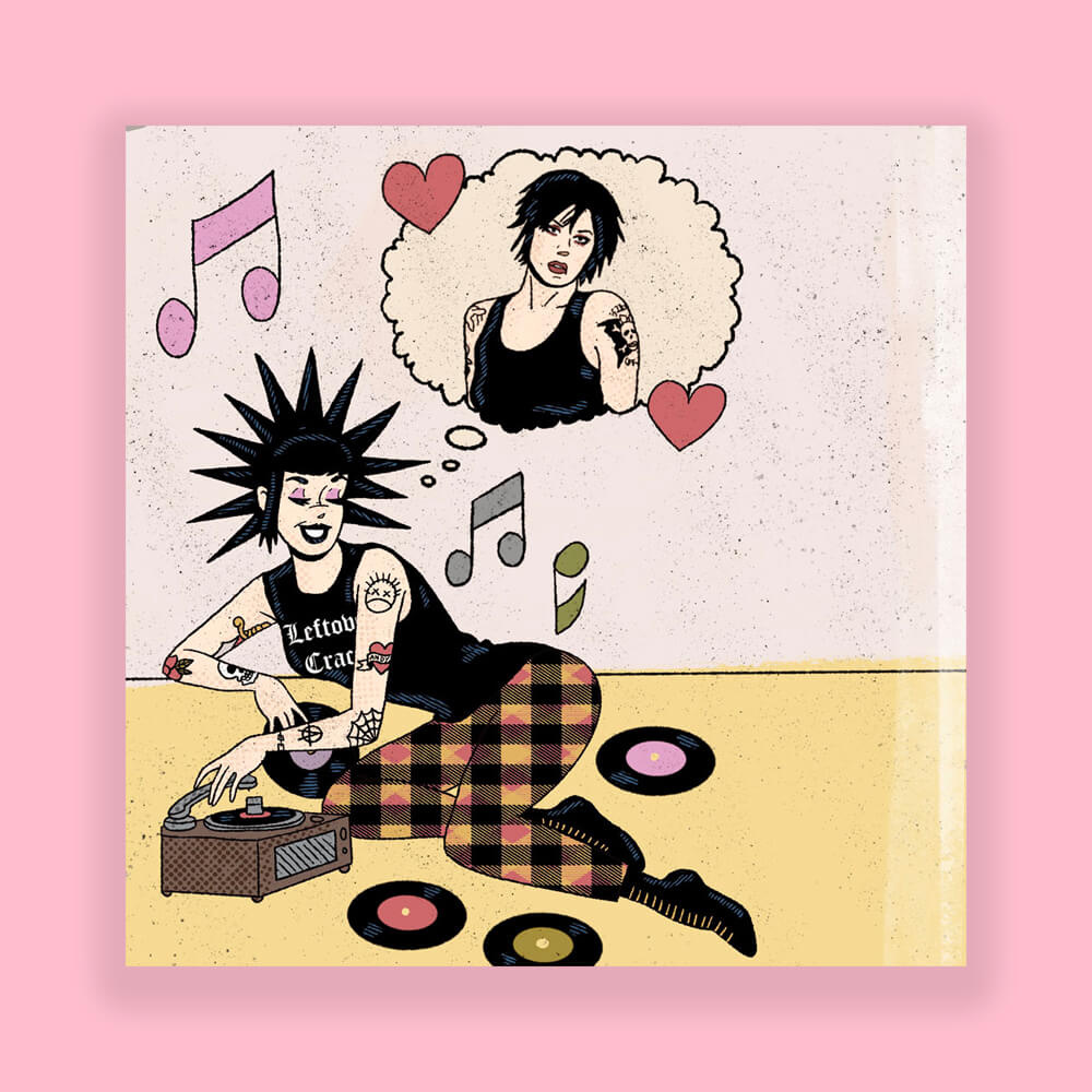 Dreaming of Brody band design graphic design illustration illustrator nostalgia procreate
