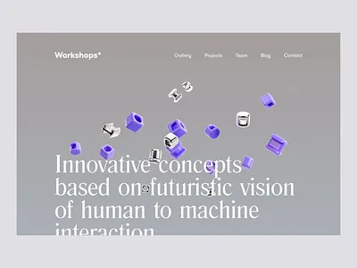 Web 3d Design & Animation 3d animation design graphic design motion graphics render typography ui web web design