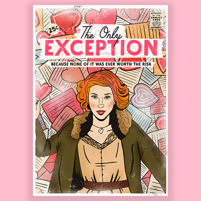 The Only Exception band design graphic design illustration illustrator nostalgia procreate