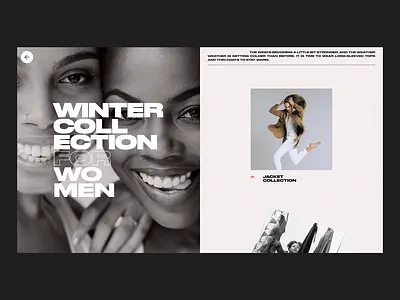 Ecommerce- Layout Concept concept creative daily ui dailyui design inspiration ecommerce fashion gallery hero header homepage layout minimal minimalist navigation scroll shopping slide typo typography ui