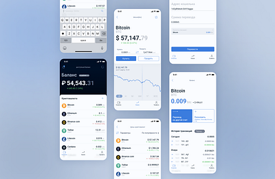 Crypto bank app app design bank bank app banking app crypto wallet cryptocurrency design elements interface kit ui ux