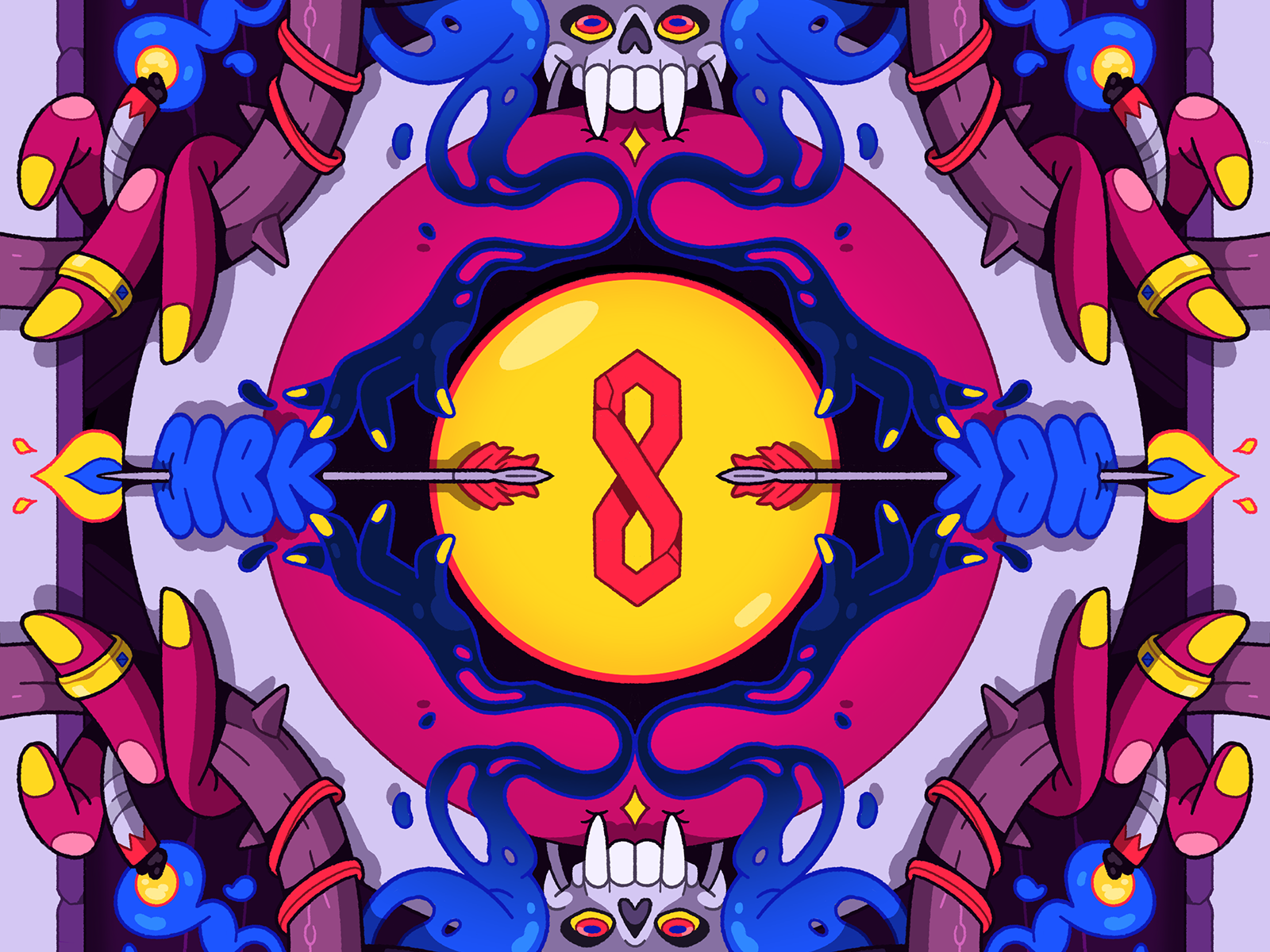 The 8 Ball Underworld. by Cree on Dribbble