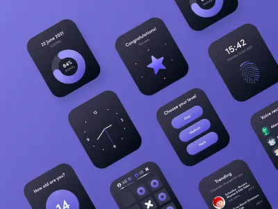 iwatch games apple channels chart chess children dashboard design fingerprint gamer games iwatch smartwatch tic tac toe ui ui design uiux ux design voice recorder watch winner