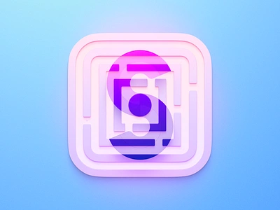 App Icon full of secrets android design icon illustration interface ios labyrinth logo mac macos maze osx ui uidesign vector