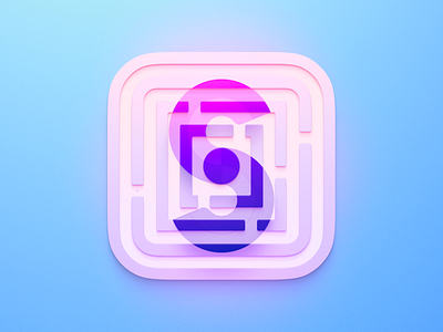 App Icon full of secrets android design icon illustration interface ios labyrinth logo mac macos maze osx ui uidesign vector