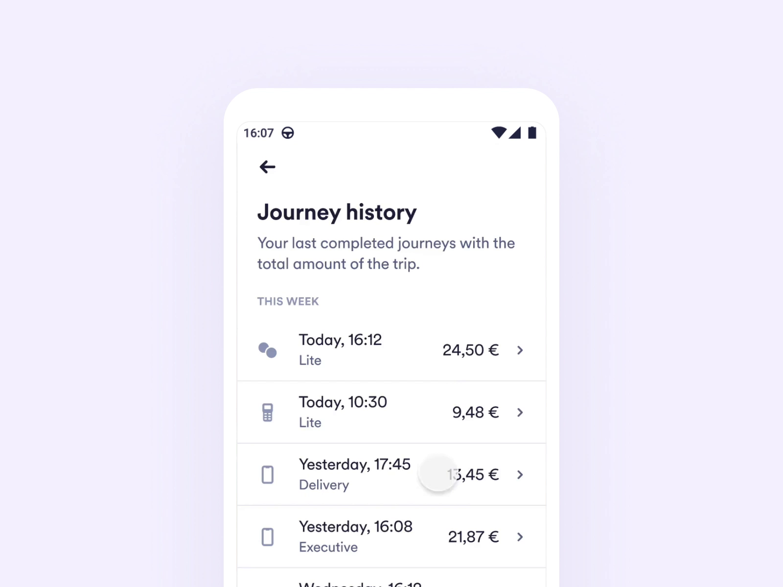 Price Breakdown by Cabify Design on Dribbble