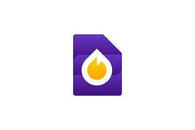 Fire Document Logo branding design logo logo design logo designer logo mark minimalist