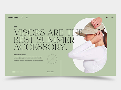 "Colors, humor and tennis balls" concept design exploration header interface typography ui ux web website