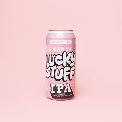 A Can of Lucky Stuff IPA