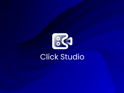 Click Studio logo abstract brand brand identity branding click logo click studio creative logo design logo logo design logo designer logo maker logomark logotype media logo minimalist modern logo symbol typography