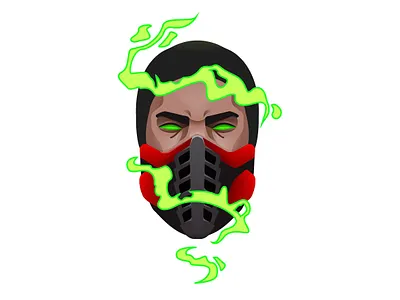 Mortal Kombat - Ermac art character design fanart game hero illustration illustrator mortalkombat vector