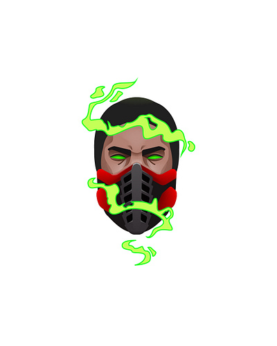 Mortal Kombat - Ermac art character design fanart game hero illustration illustrator mortalkombat vector