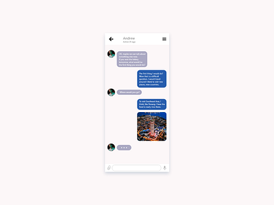 DailyUI::013 Direct Messaging #DailyUI design ui