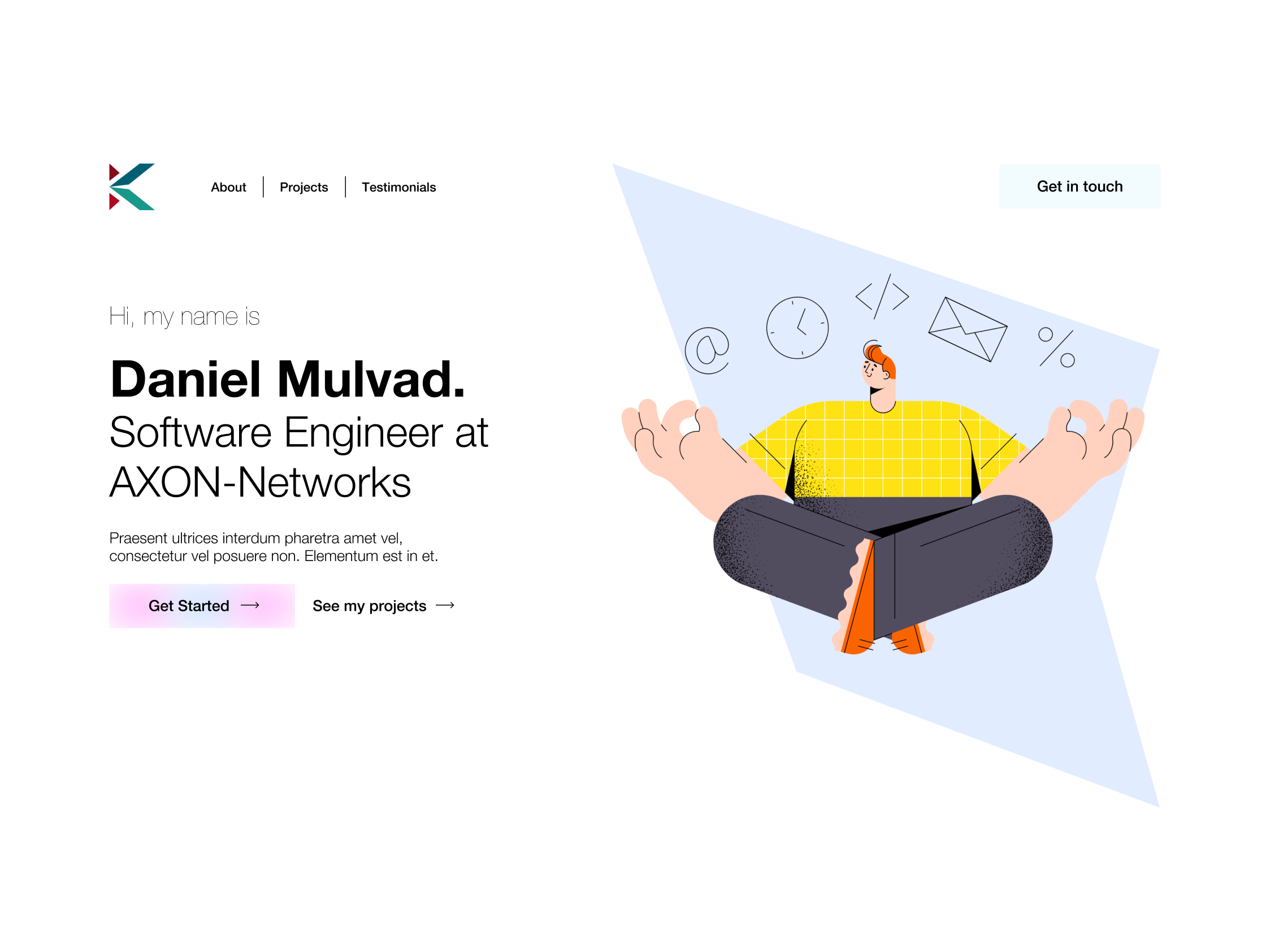 Example of Modern And Responsive Website Design