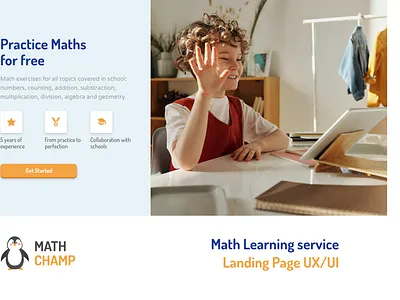 Education Service Landing Page course education learning maths school study teacher