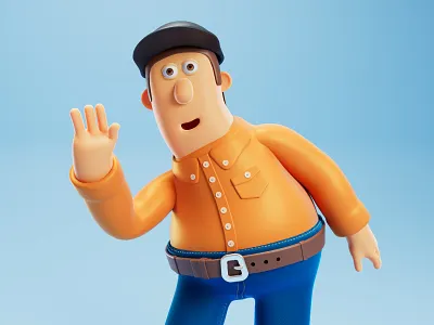 Cartoon 3D character 3d 3d artist 3d design cartoon character character design character modelling rigging toon