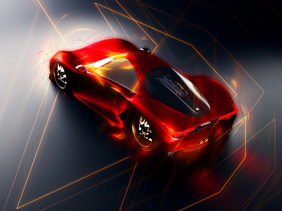 Viteza 3d car 3d blender car design graphic design photoshop rendering