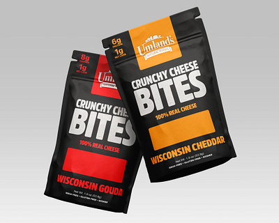 Umlands Crunchy Cheese New Packaging album artwork branding design graphic design mockup packaging packaging design packaging mockup vector