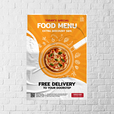 Free Glued Paper Mockup PSD Template