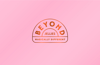 Beyond Jellies - Logo candy fantasty gummies jellies logo packaging wonder