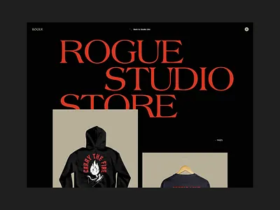 Rogue Store: Product Transition animation branding design ecommerce graphic design illustration online store product design retail rogue store rogue studio typography ui ui animation ux web web design web designer web development website