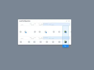Versions Timeline Loader configuration loader timeline ui versions