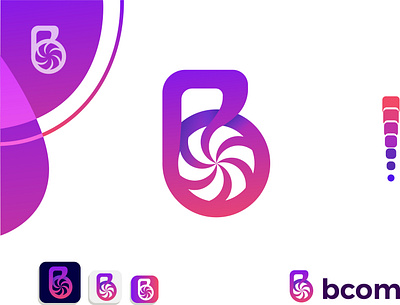 bcom bfan logo app artwork branding logo logos logotype minimal typography ui ux vector web