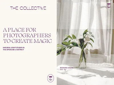 The Collective brand design brand identity custom logo design digital logo mockup typedesign typography