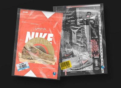 Mockup Nike AIR MAX 90 Desert ORE OFF-WHITE Commercial air max branding clothes design nike air max