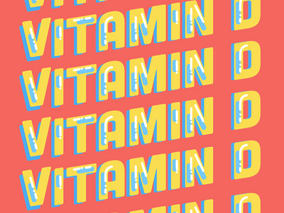 Vitamin D GIPHY animated typography fresh air gif gif animation giphy artist giphy sticker happiness kinetic type motion design motion graphics social media sticker spring summer sunshine vitamin d