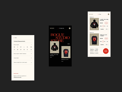 Rogue Mobile branding design ecommerce graphic design illustration online store product design retail rogue store typography ui ux web web design web design company website website design