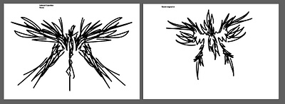 Flame Original III art dark design flame illustration winged wingmaker