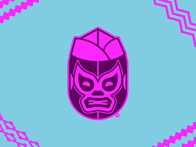 El Luchador brand brand design brand identity branding branding design character design design illustration logo london lucha luchador luchalibre mark mexican mexico restaurant taco tacos taqueria