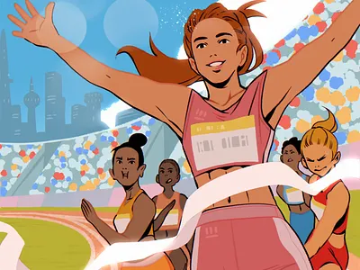 Olympics illustration