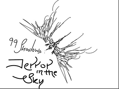 terroninthesky art dark design illustration linear winged wingmaker